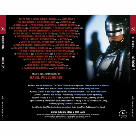 RoboCop 3 – The Deluxe Edition Soundtrack (CD) [back]