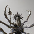 Daedric Prince Mephala Statue (The Elder Scrolls Online - Summerset) [detail - head, back close]