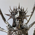Daedric Prince Mephala Statue (The Elder Scrolls Online - Summerset) [detail - head, front]