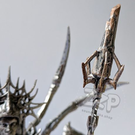 Daedric Prince Mephala Statue (The Elder Scrolls Online – Summerset) [detail – weapon staff]