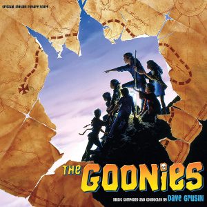 The Goonies soundtrack score cover art (2019 CD re-issue edition)
