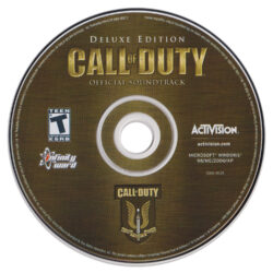 The stand-alone soundtrack CD disc for Call of Duty (music by Michael Giacchino)