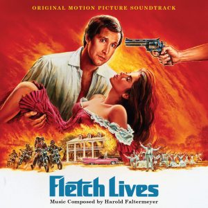 The soundtrack cover artwork for Fletch Lives (release LLLCD1498)