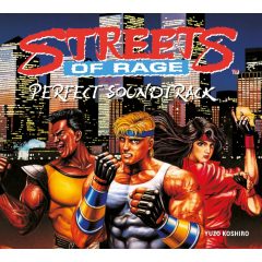 Cover artwork from the Digipak packaging sleeve for Streets of Rage : Perfect Soundtrack (CD) WAYO-009