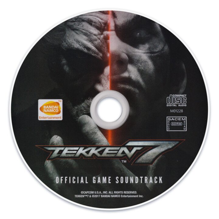 Tekken 7 Official Game Soundtrack CD [disc] M01228