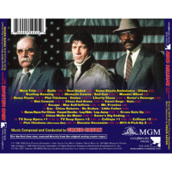 Remo Williams: The Adventure Begins 35th Anniversary Soundtrack (CD) [back cover]