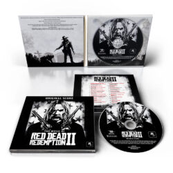 The Music of Red Dead Redemption II: Original Score Soundtrack CD (presentation image showing cover art, the disc and back cover artwork)