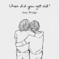 When did you get old (Amy Wadge) [cover art]