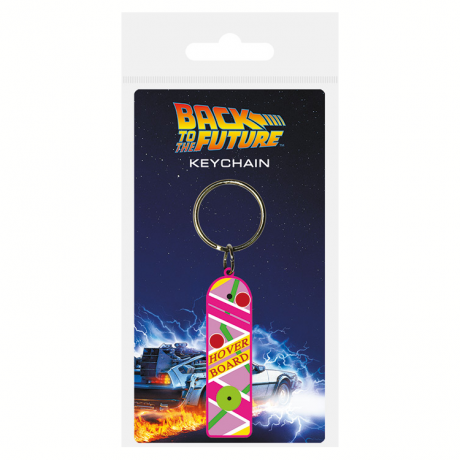Back to the Future (Hoverboard) Rubber Keychain