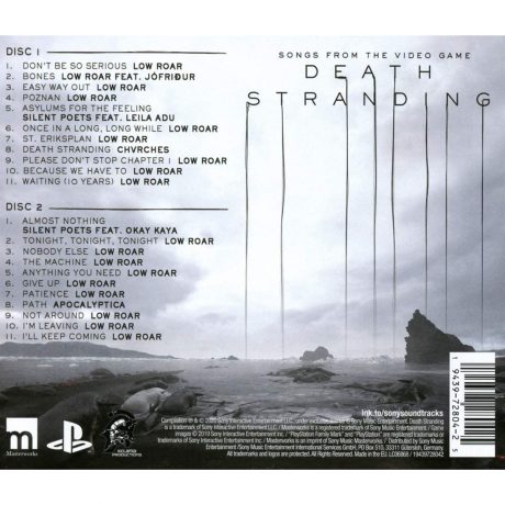 Death Stranding (Songs From The Video Game) [CD] (back cover)