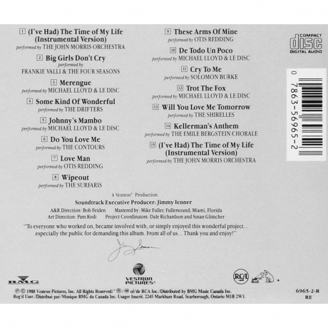 More Dirty Dancing Soundtrack (CD)