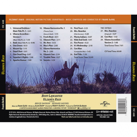 Ulzana’s Raid Soundtrack (CD)