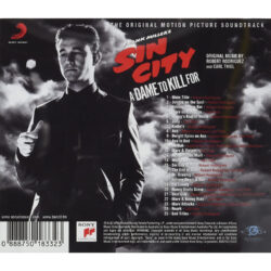 Frank Miller's Sin City - A Dame to Kill For Soundtrack (CD) [back cover and track listing]