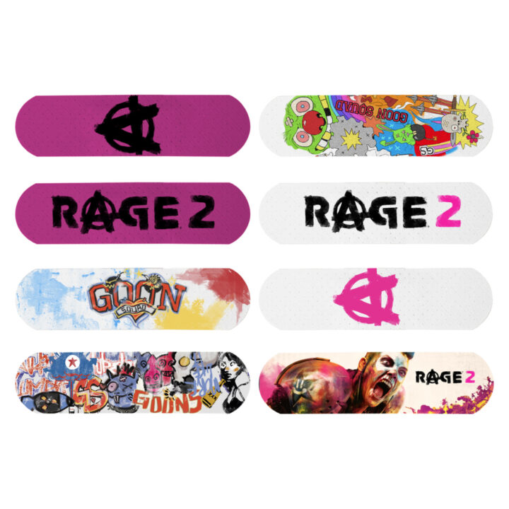 Rage 2 - Set of 6 (Six) Plasters (Band-Aids) 310461