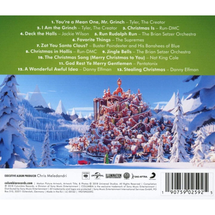 Dr. Seuss' The Grinch (Original Motion Picture Soundtrack) Dr. Seuss' The Grinch (Original Motion Picture Soundtrack) [back cover and track listing[