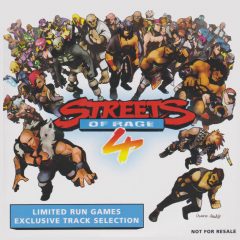Streets of Rage 4 Limited Run Games Exclusive Track Selection (front cover artwork)