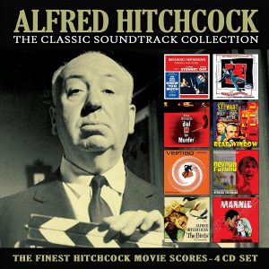 Alfred Hitchcock: The Classic Soundtrack Collection [4xCD] (album cover artwork)