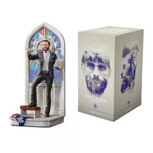 Joseph Seed figure (with stained-glass window backdrop) from Far Cry 5 (including collector box)