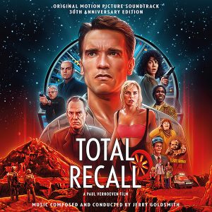 Total Recall: 30th Anniversary Edition Soundtrack (2-CD) [album cover artwork]