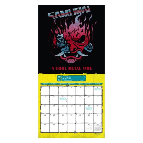 Cyberpunk 2077: Official 16 Month 2021 Calendar