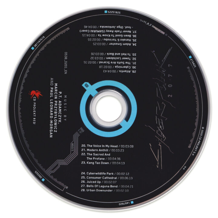 Cyberpunk 2077 Soundtrack Score CD (Disc 2 of 2) Cyberpunk 2077 Soundtrack Score CD (Disc 2 of 2)