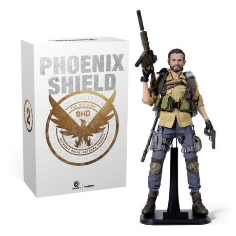 Tom Clancy’s The Division 2: Brian Johnson Articulated Figure (and packaging) from the exclusive Phoenix Shield Edition