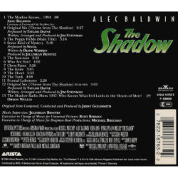 The Shadow Original Motion Picture Soundtrack [CD] [back cover artwork]