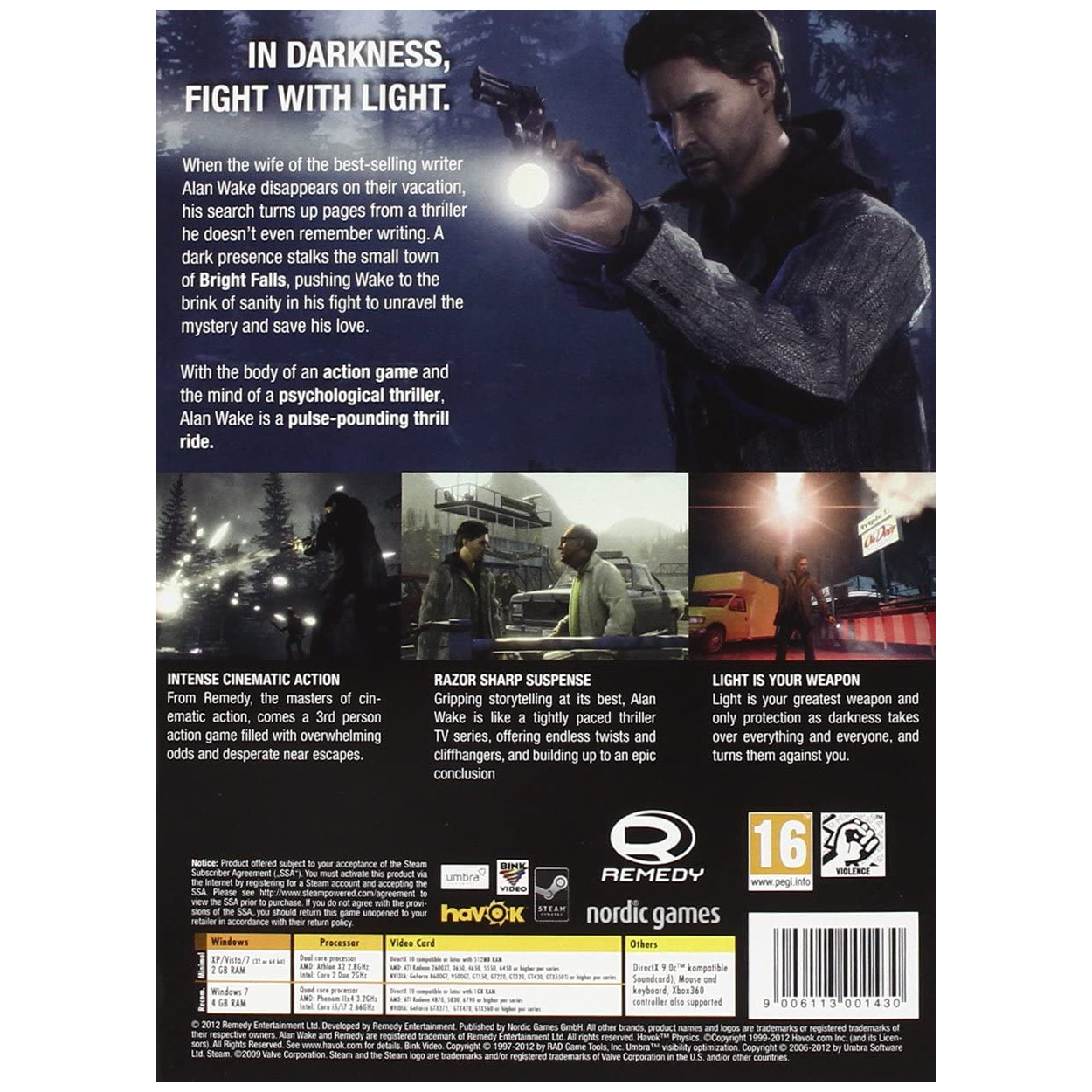 Steam Game Covers: Alan Wake