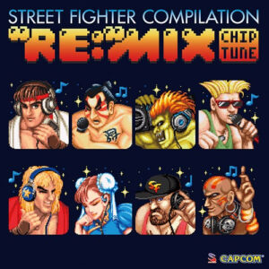 Street Fighter Compilation "RE:"MIX Chiptune Soundtrack (CD) [album cover artwork]