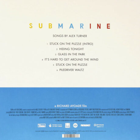 Submarine Soundtrack (back cover)