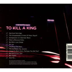 The Spiritual Dark Age (To Kill A King) [back cover]