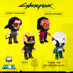 The Cyberpunk 2077 M8Z Plush Toys Range (by Jinx)