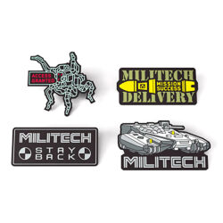 Cyberpunk 2077: Militech Enamel Pin Badges (set of 4)