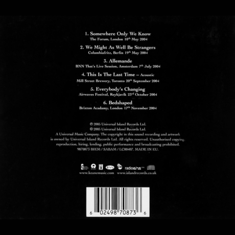 Keane – Live Recordings 2004