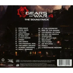 Gears of War 4 The Soundtrack (CD) SE-3201-2 669311320124 [back cover artwork]