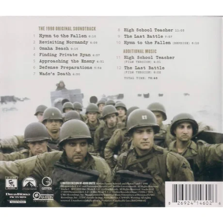 Saving Private Ryan (1998) 20th Anniversary Edition (CD)