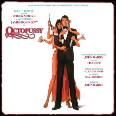 Octopussy (1983) 40th Anniversary Expanded Edition Soundtrack [2xCD] (album cover artwork)