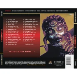 Species II (1998) Expanded Soundtrack Score [CD] ISC 460 720258546005 [back cover]