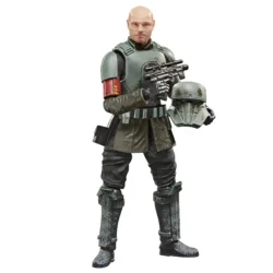 Star Wars: The Mandalorian - Vintage Collection Migs Mayfeld (Bill Burr) Action Figure 5010993967834 [holding helmet]