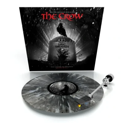 The Crow (1994) Expanded Soundtrack Score [2xLP] (Black and White Marble] 888072282421