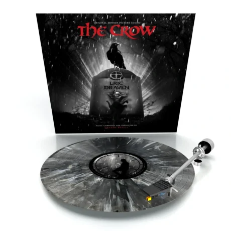 The Crow (1994) Expanded Soundtrack Score [2xLP] (Black and White Marble]