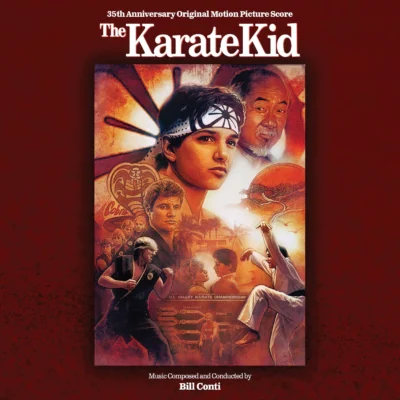 The Karate Kid 35th Anniversary Soundtrack Score (CD) LLLCD1520 826924152027 [album cover art]