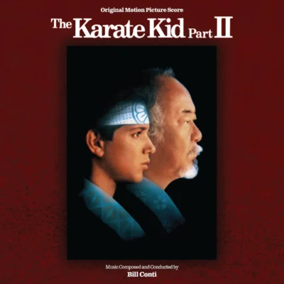 The Karate Kid Part II Original Motion Picture Score (Soundtrack) CD LLLCD1542 826924154229 [album cover art]