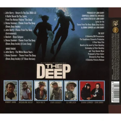 The Deep (1977) Music from the Original Motion Picture Soundtrack [CD] [back cover]