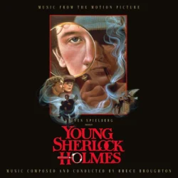 Young Sherlock Holmes (1985) Music from the Motion Picture Soundtrack [2xLP] QRLP36 [album cover artwork]