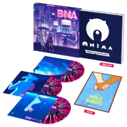 BNA Brand New Animal Original Soundtrack - The Deluxe Edition (3xLP) ANIM0020 5037899085523 [presentation shot of contents]