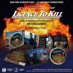 Licence to Kill (1989) 35th Anniversary Soundtrack (2xCD) LLLCD1657 [presentation shot]
