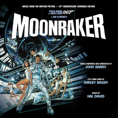 Moonraker (1979) 45th Anniversary Remastered and Expanded Limited Edition Soundtrack (2xCD) LLLCD1656 826924165621 [presentation image]