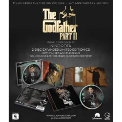 The Godfather Part II (1974) 50th Anniversary Soundtrack [2xCD] LLLCD1652 826924165225 [presentation image]