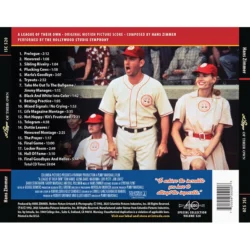 A League of Their Own (1992) Original Motion Picture Score [CD] ISC 520 720258552006 [back cover]